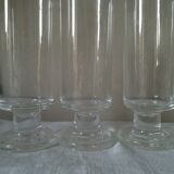 5 champagne glasses