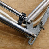 Chrome articulated office lamp