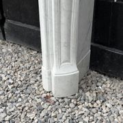 Louis XV style Carrara marble fireplace circa 1900