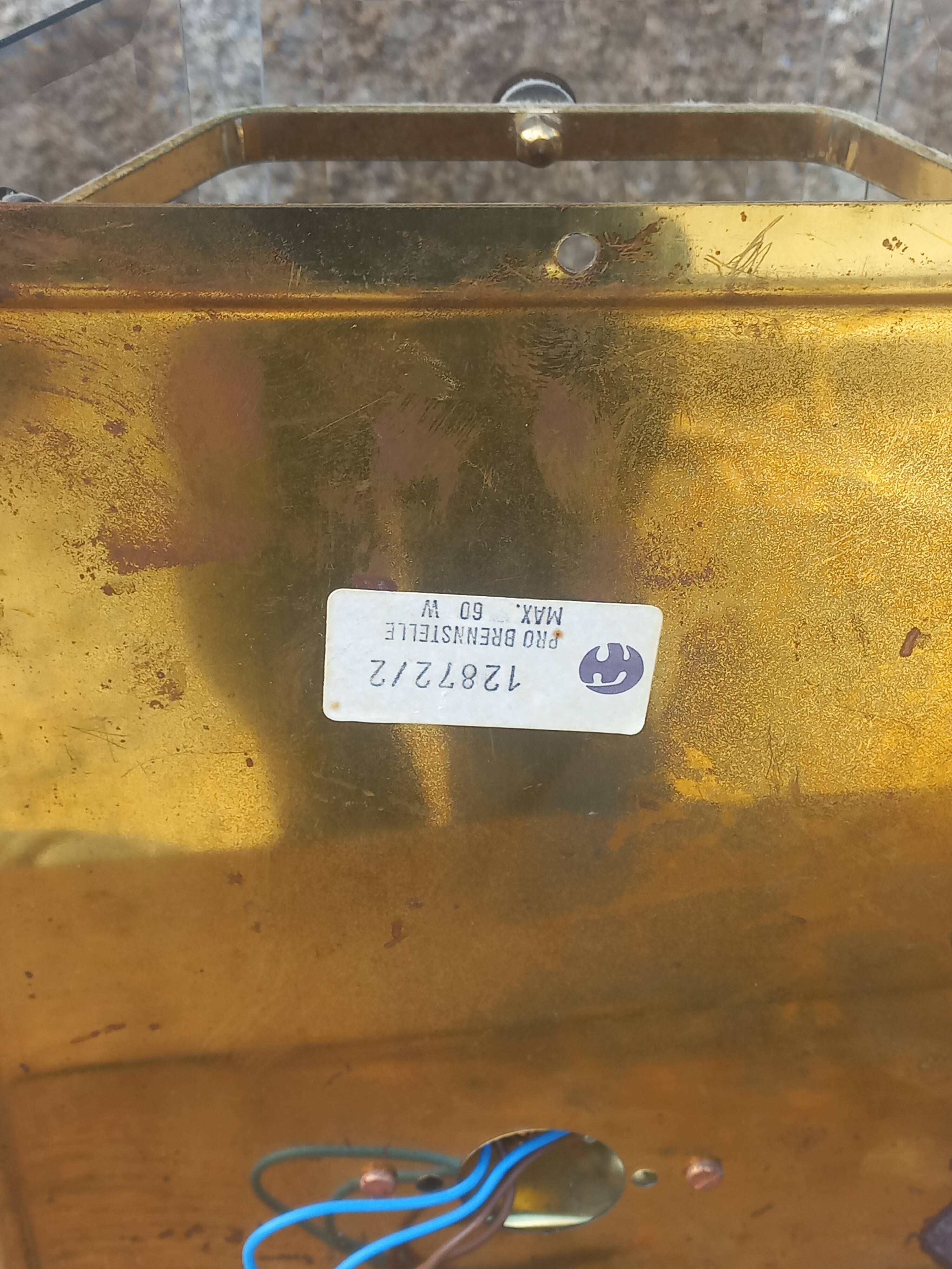 Pair of Pro Brennstelle designer wall lights from the 70s