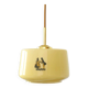 1950s Yugoslav Vintage Pendant Light,  Restored Caramel Opaline Glass Lamp