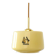 1950s Yugoslav Vintage Pendant Light,  Restored Caramel Opaline Glass Lamp
