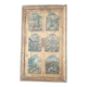 Tableau en bois scènes médiévales 1920/1930
