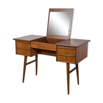 Mid-Century Danish Teak Desk & Dressing Table,  1960s