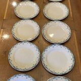 Old Creil and Montereau plates Roubaix service