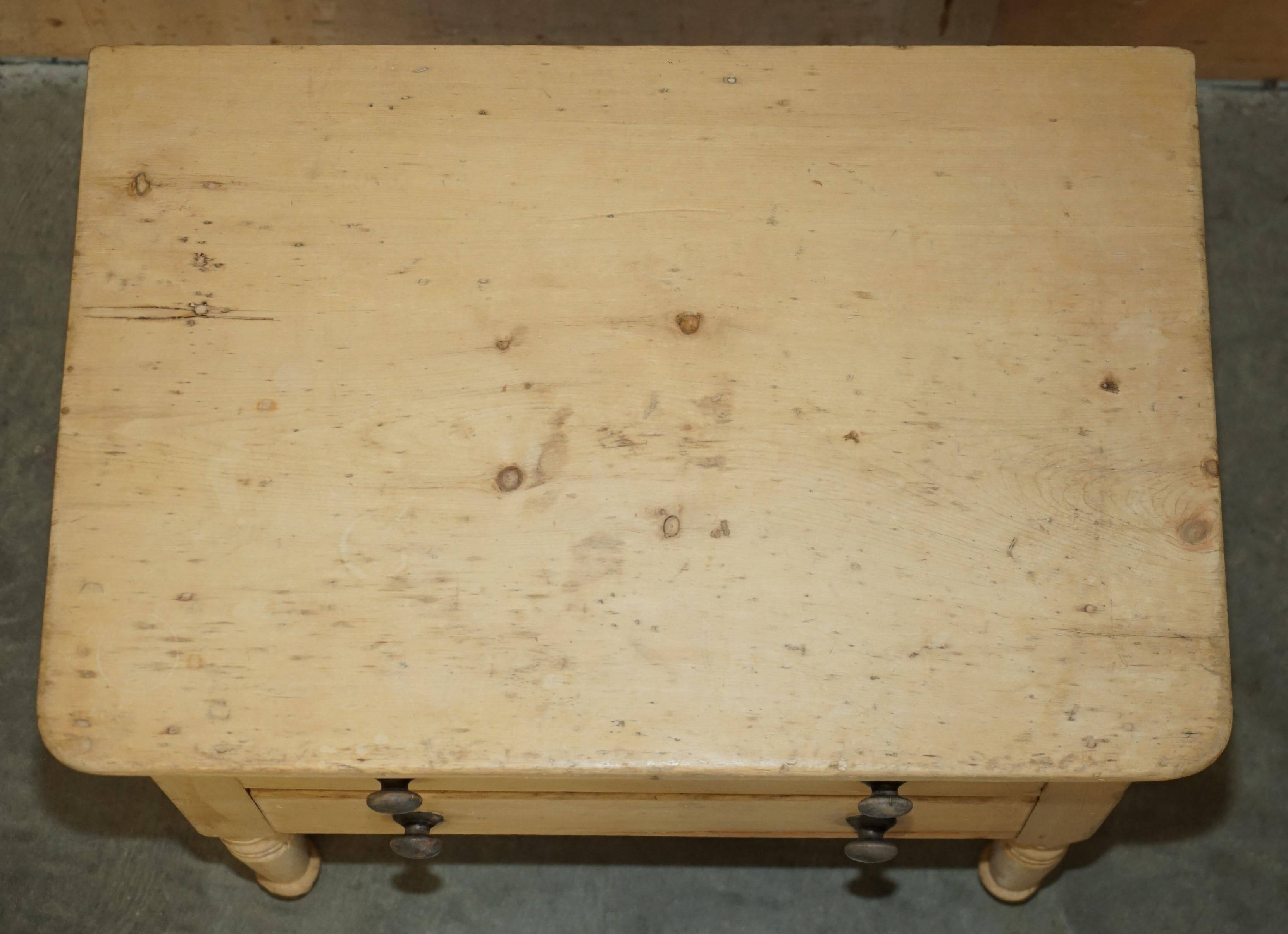 Georgian Governess Drawers Circa 1800 Pine Sideboard