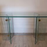 Tempered glass console