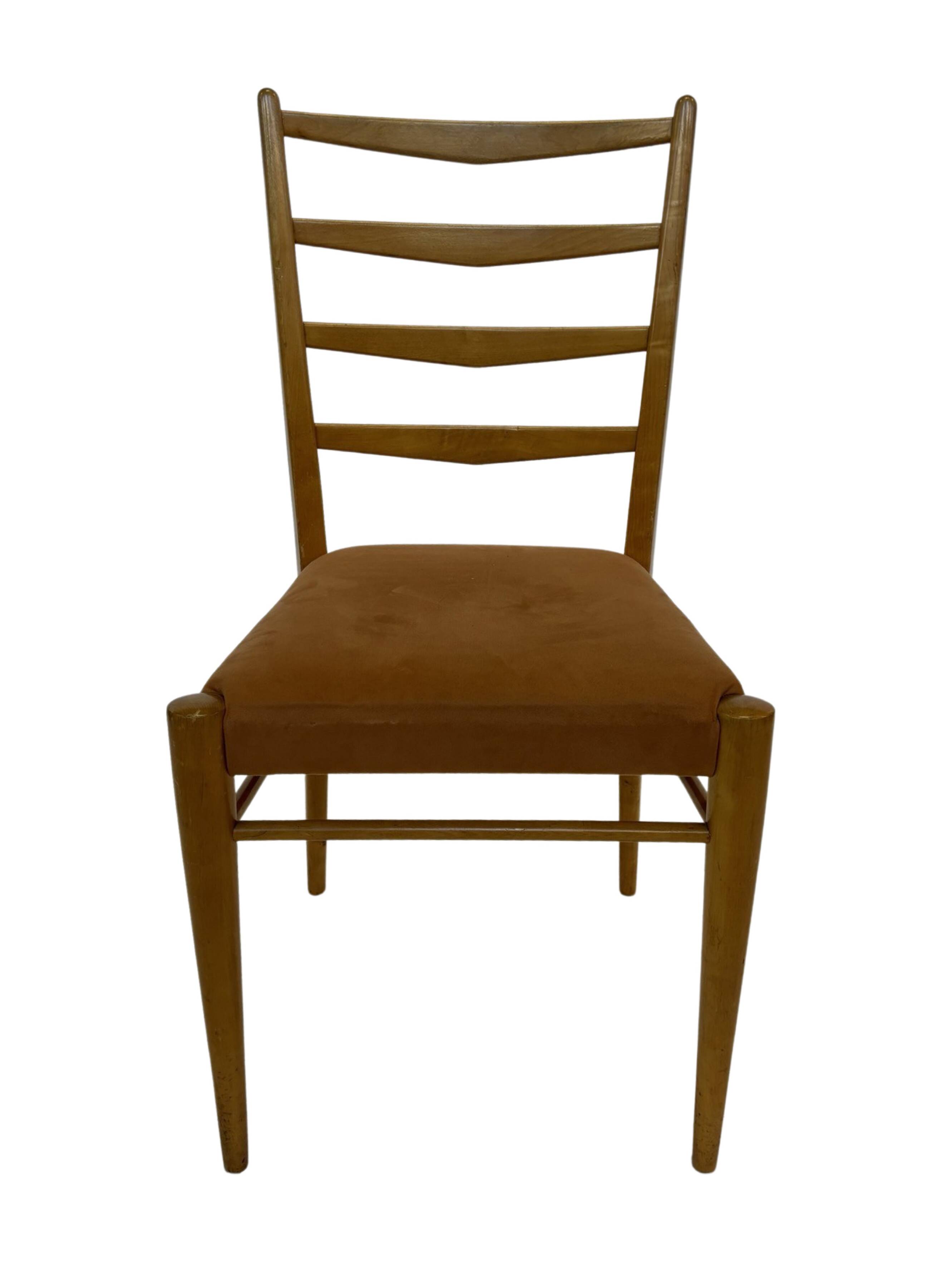 Set of 4 vintage chairs Cees Braakman Pastoe ST09 50's