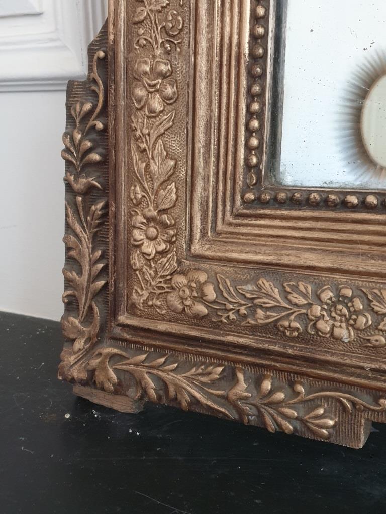 Ancient mirror with pediment 81x122cm