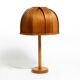 1970s Swedish pine bent veneer table lamp by GB Solbackens Svarveri