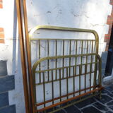 Double art brass art bed