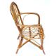 Fauteuil pour enfant en rotin naturel vintage style scandinave