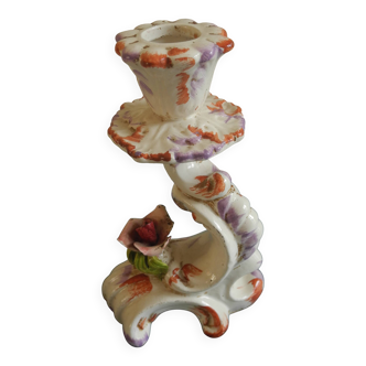 ceramic candlestick chandelier Italy vintage decor candleholder