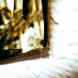 Bevelled octagonal mirror 30s