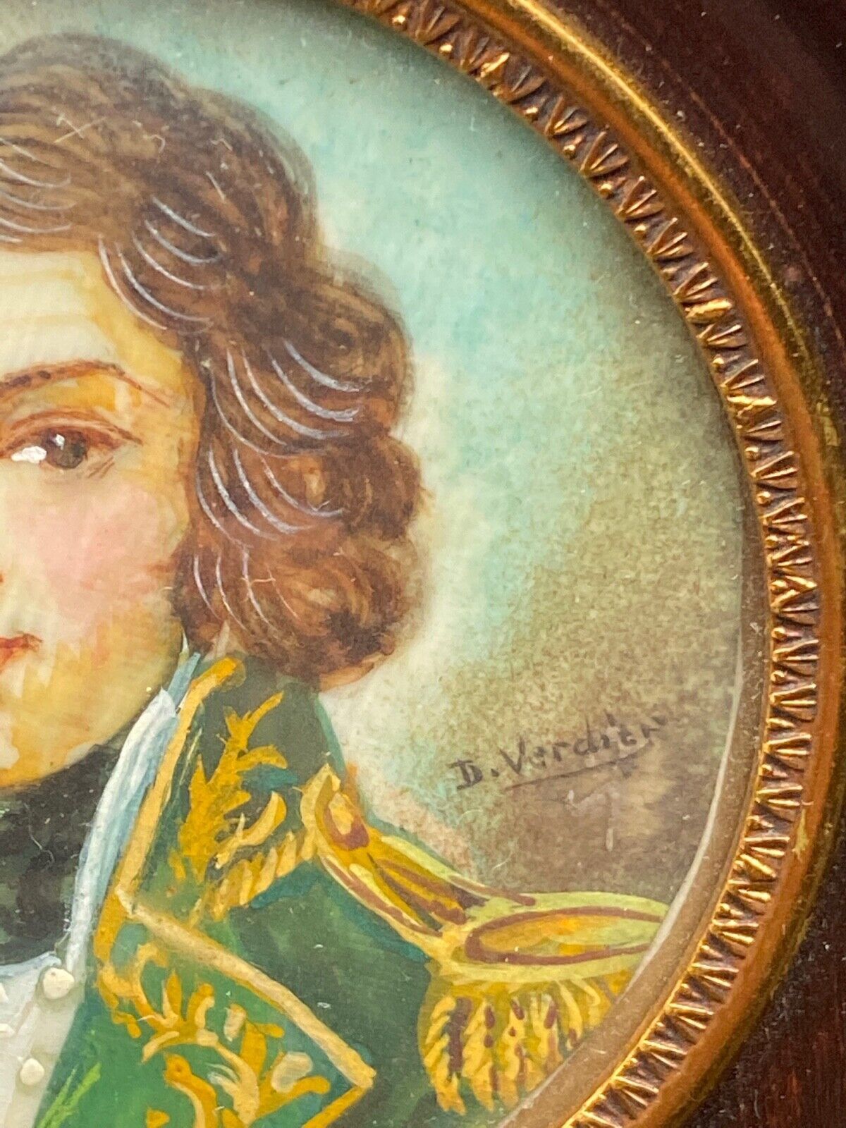 Miniature hand-painted by Verdian Verdian to identify military