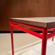 Custom dining table "steel and earthenware"
