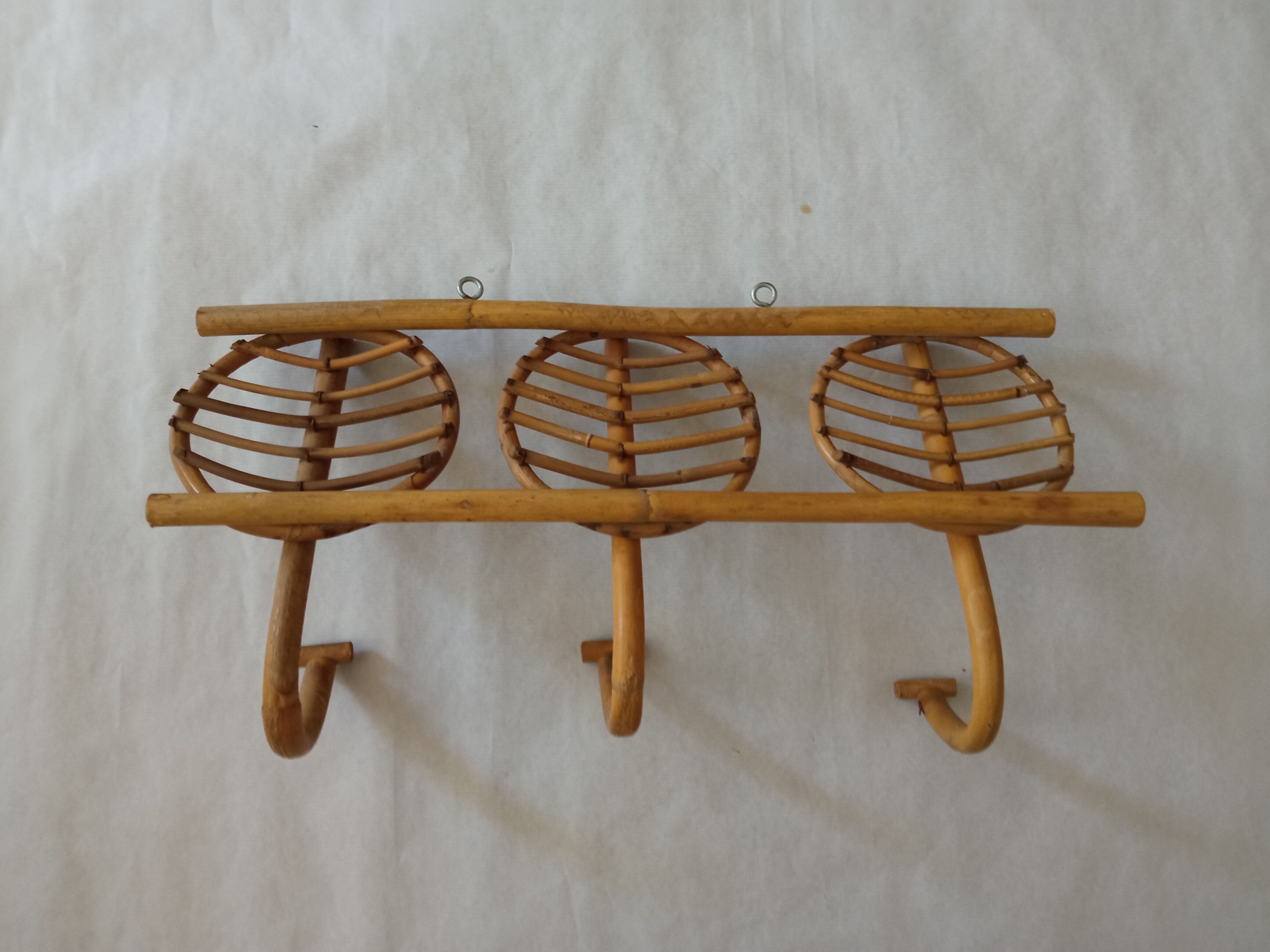 Vintage bamboo portmanteau