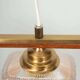 Vintage glass suspension for dining table