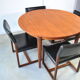 Table repas extensible en teck 1970
