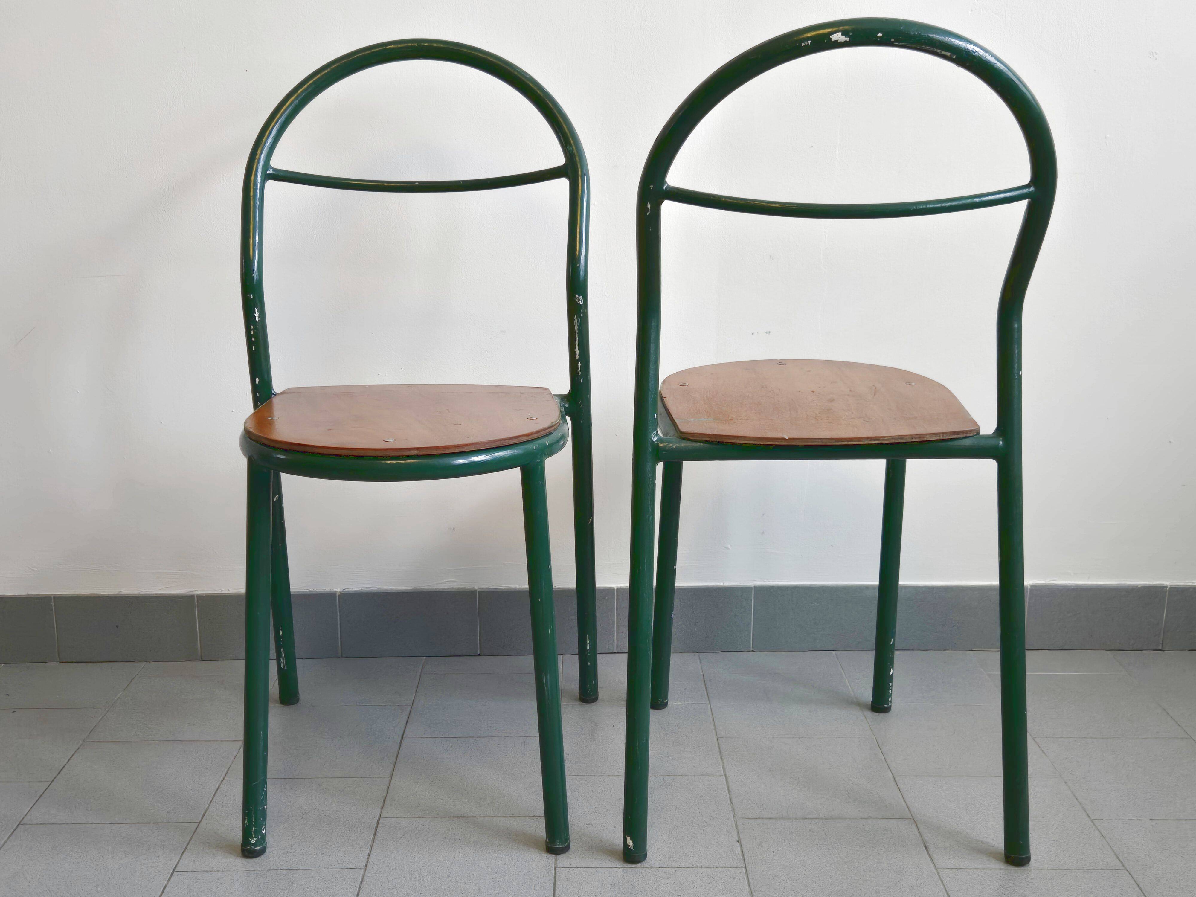 Set of 6 vintage Mobilor 1950 chairs