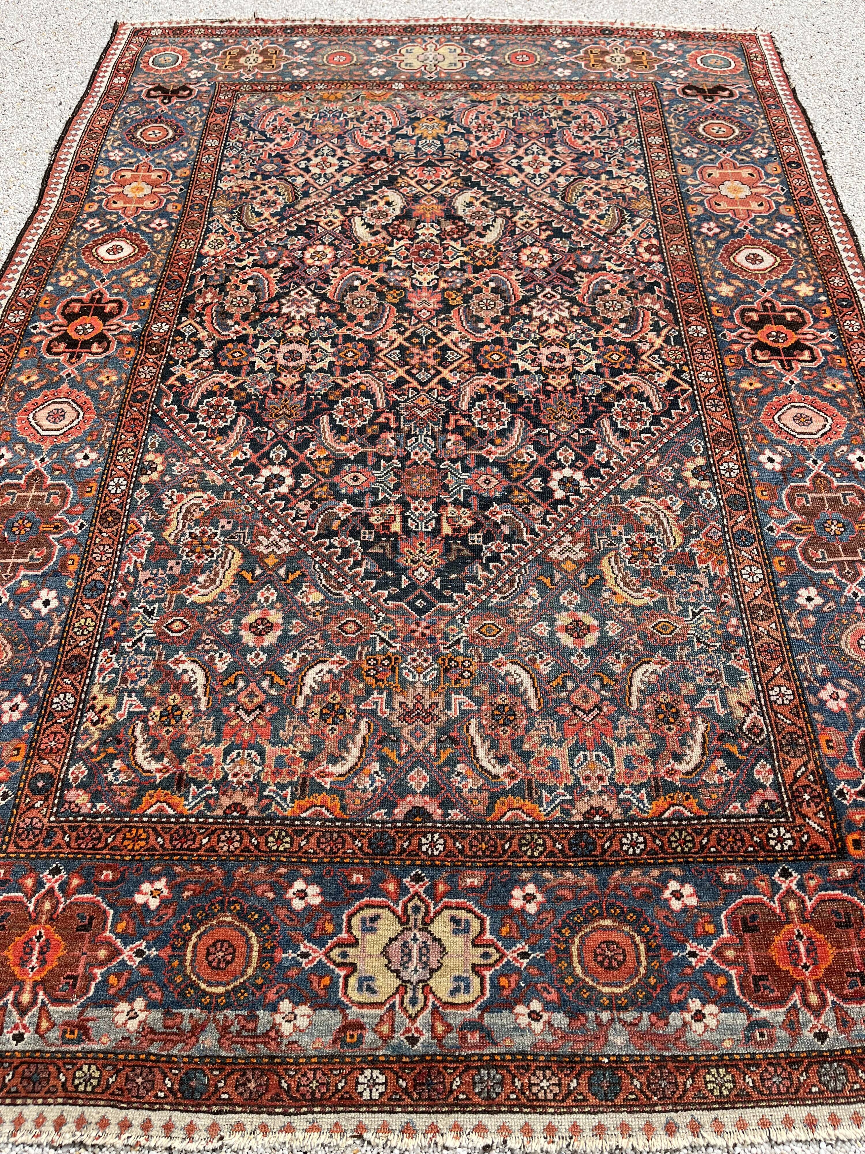 Antique Persian carpet Bakhtiari