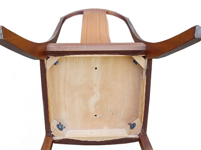 Set de 2 chaises en teck vintage design scandinave