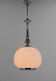Art deco pendant, 1940s, restored