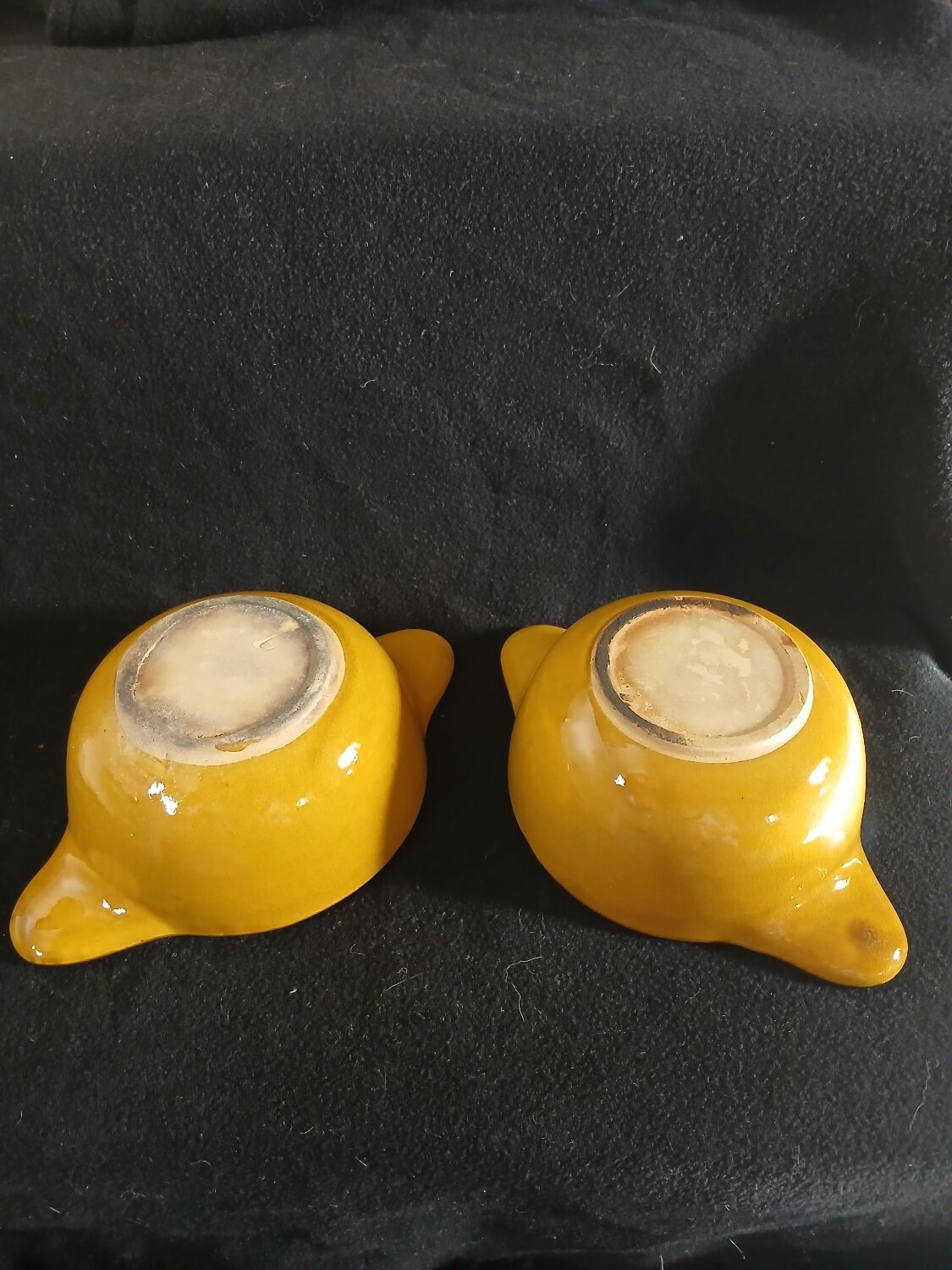 2 antique earthenware bowls