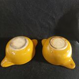 2 antique earthenware bowls