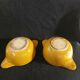 2 antique earthenware bowls