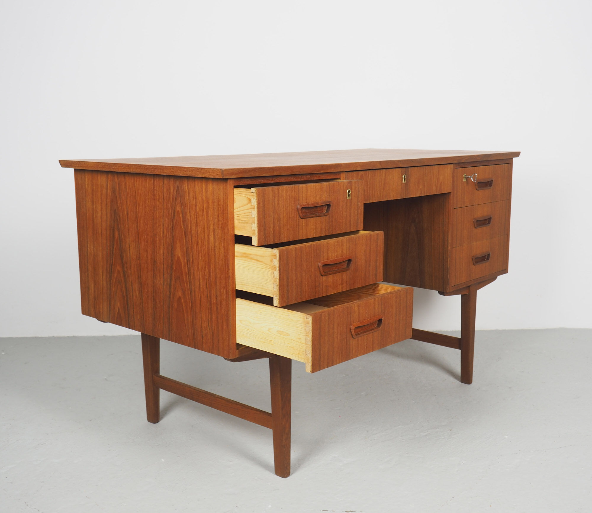 Danish design teak writing desk, 1960