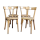 4 baumann bistro chairs 60s