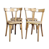 4 baumann bistro chairs 60s