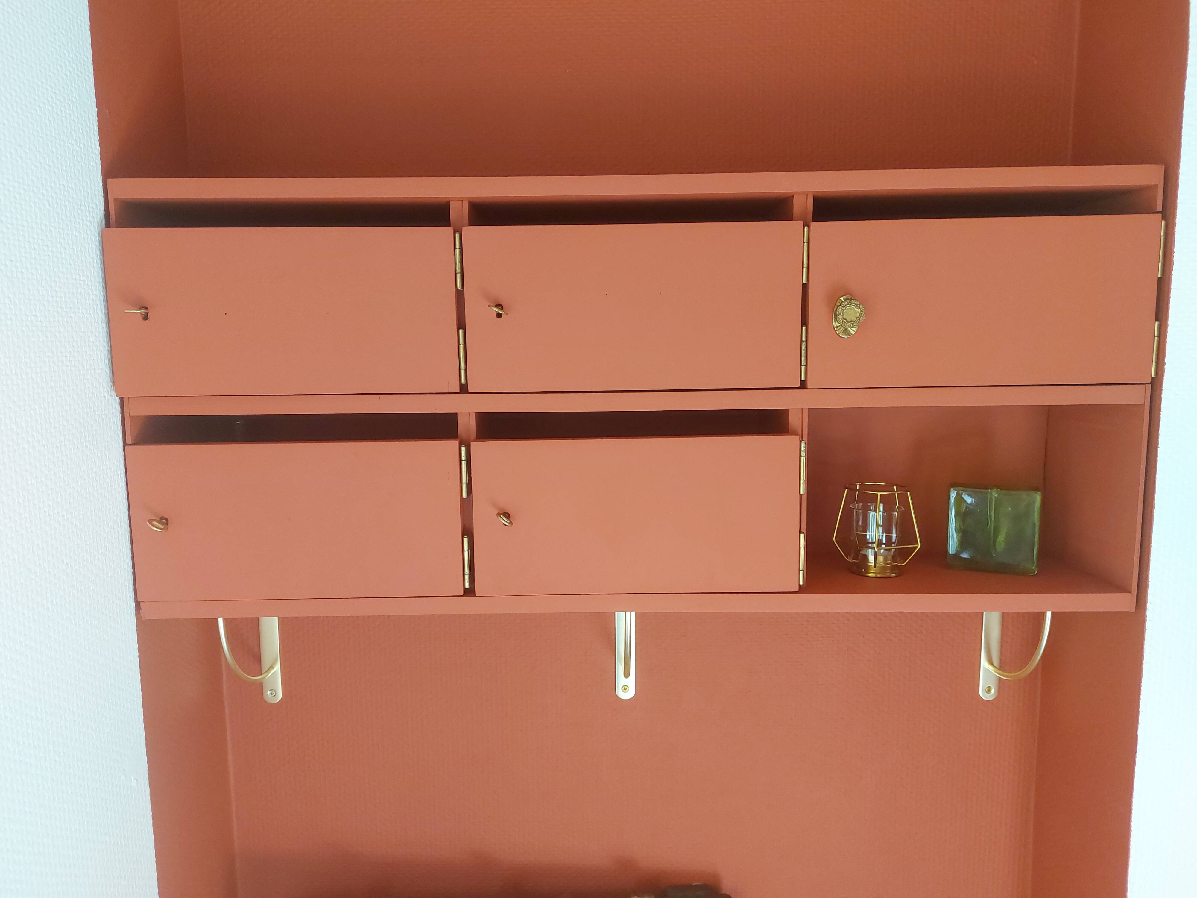 wooden workshop furniture, drawer unit