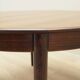 Round rosewood table, Danish design, 1970s, production: Skovby Møbelfabrik