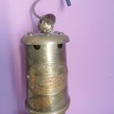 Miner's lamp British coal mining Wales UK