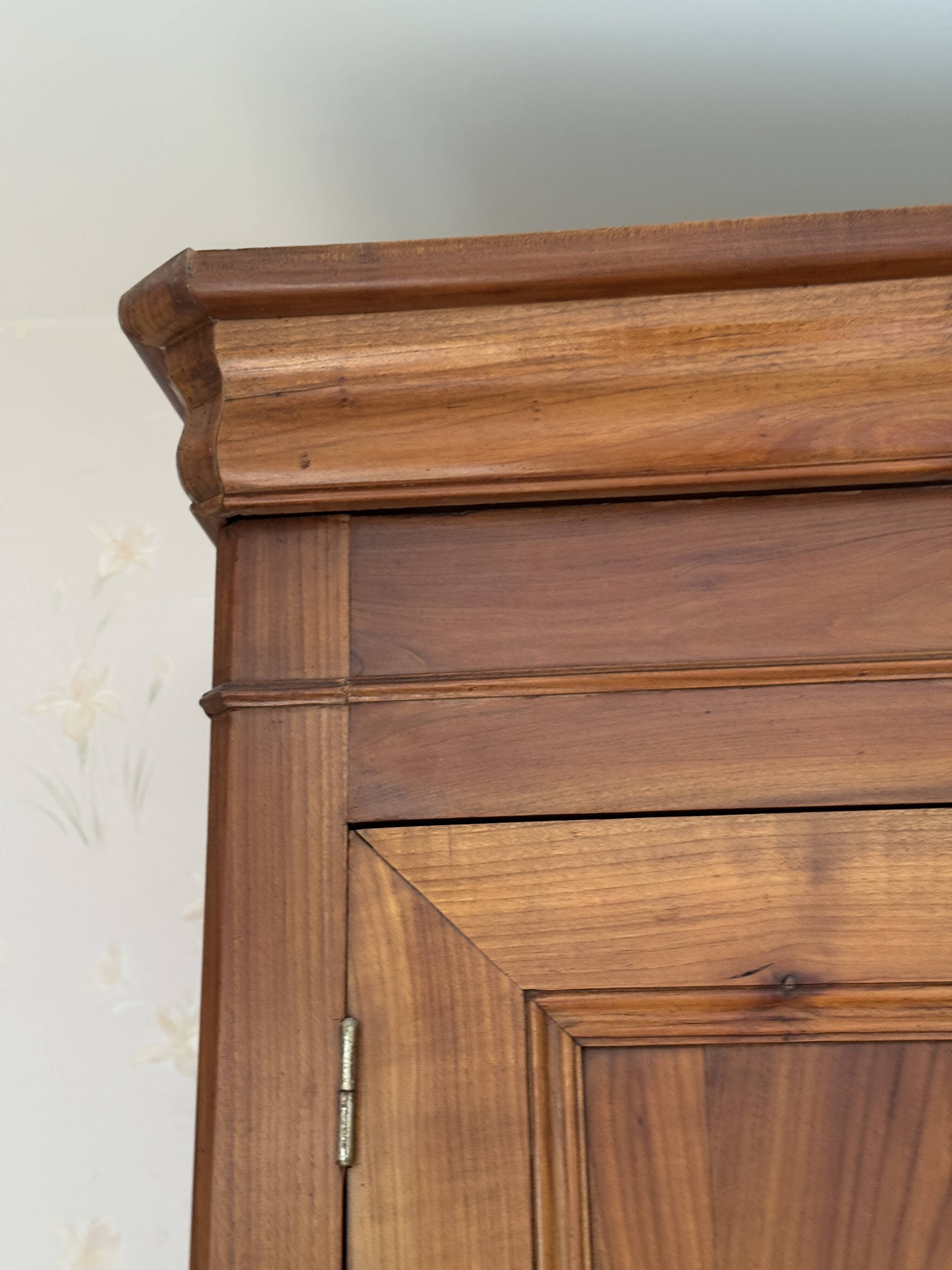 Large Louis Philippe oak wardrobe H: 2m25