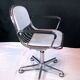 1980s Vintage Molteni and Consonni Metal & Leather Chairs - a Pair