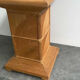 French split bamboo pedestal / plinth, 1970s