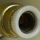 Pair of duck green casserole wall appliques