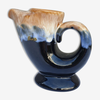 Pitcher "blue lagoon" wash Gien 1960