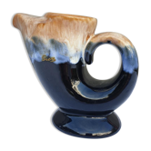 Pitcher "blue lagoon" lava Gien 1960