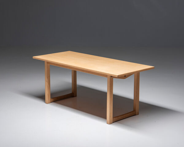 Table basse en chêne, Carl Malmsten, années 1960, Suède