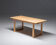 Coffee table in soap treated oak, carl malmsten, 1960's, sweden