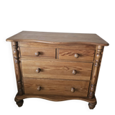 Solid pine chest of drawers