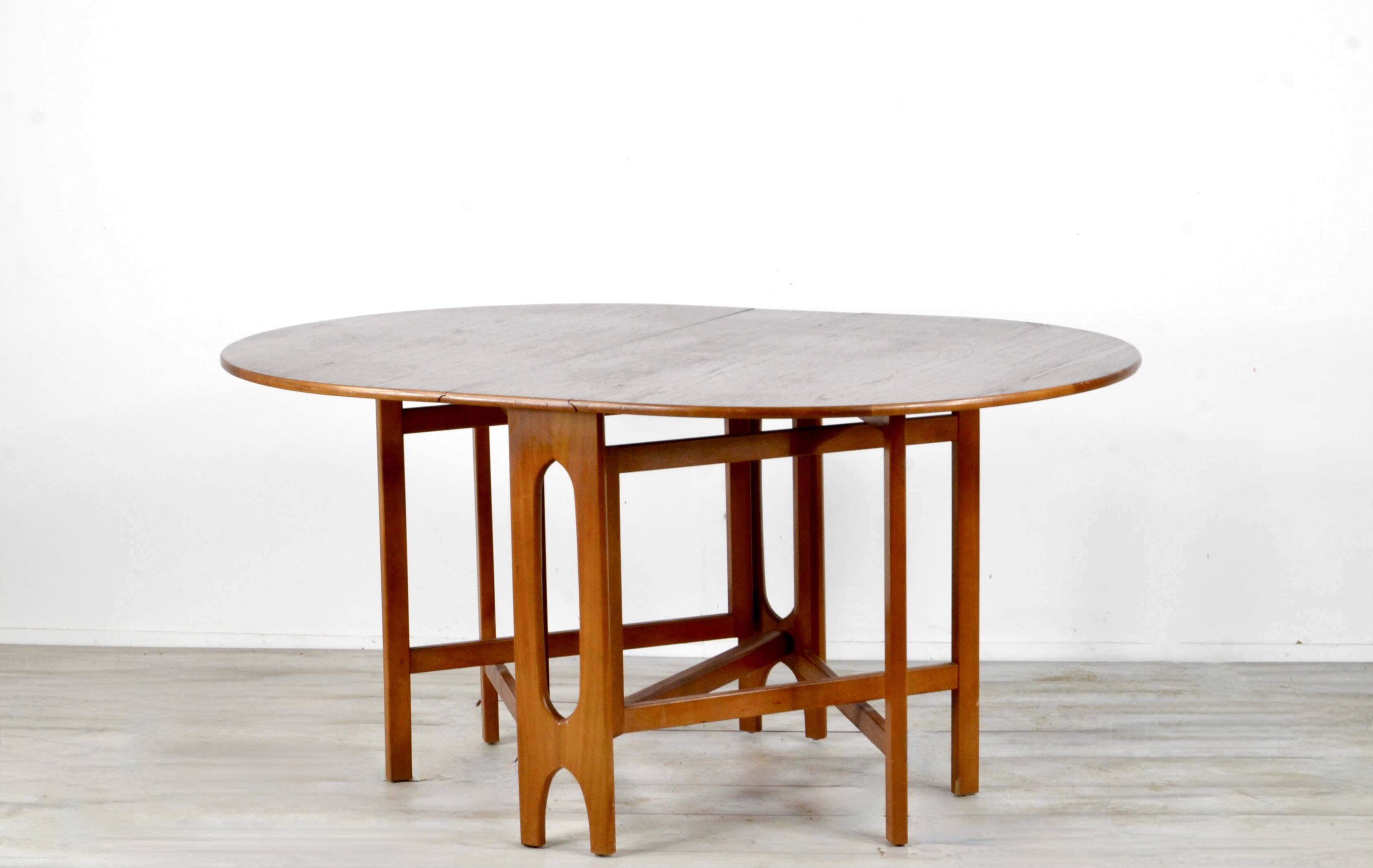 Vintage Jentique Drop Leaf Table. Delivery. Modern / Mid Century / Danish