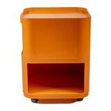 Orange Componibilli by Anna Castelli Ferrieri for Kartell
