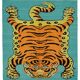 Turkish Handknotted Wool Tiger Rug  183 cm x 200 cm
