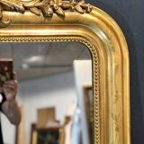 Old mirror 162 x 104 gold leaf gilding