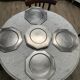 Vintage aluminum plates